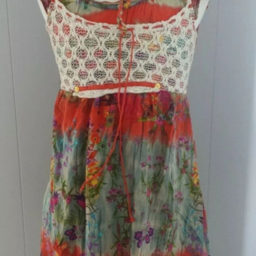 Misses BOHO 'cotton hippie CHIC " FLOWER  dress"